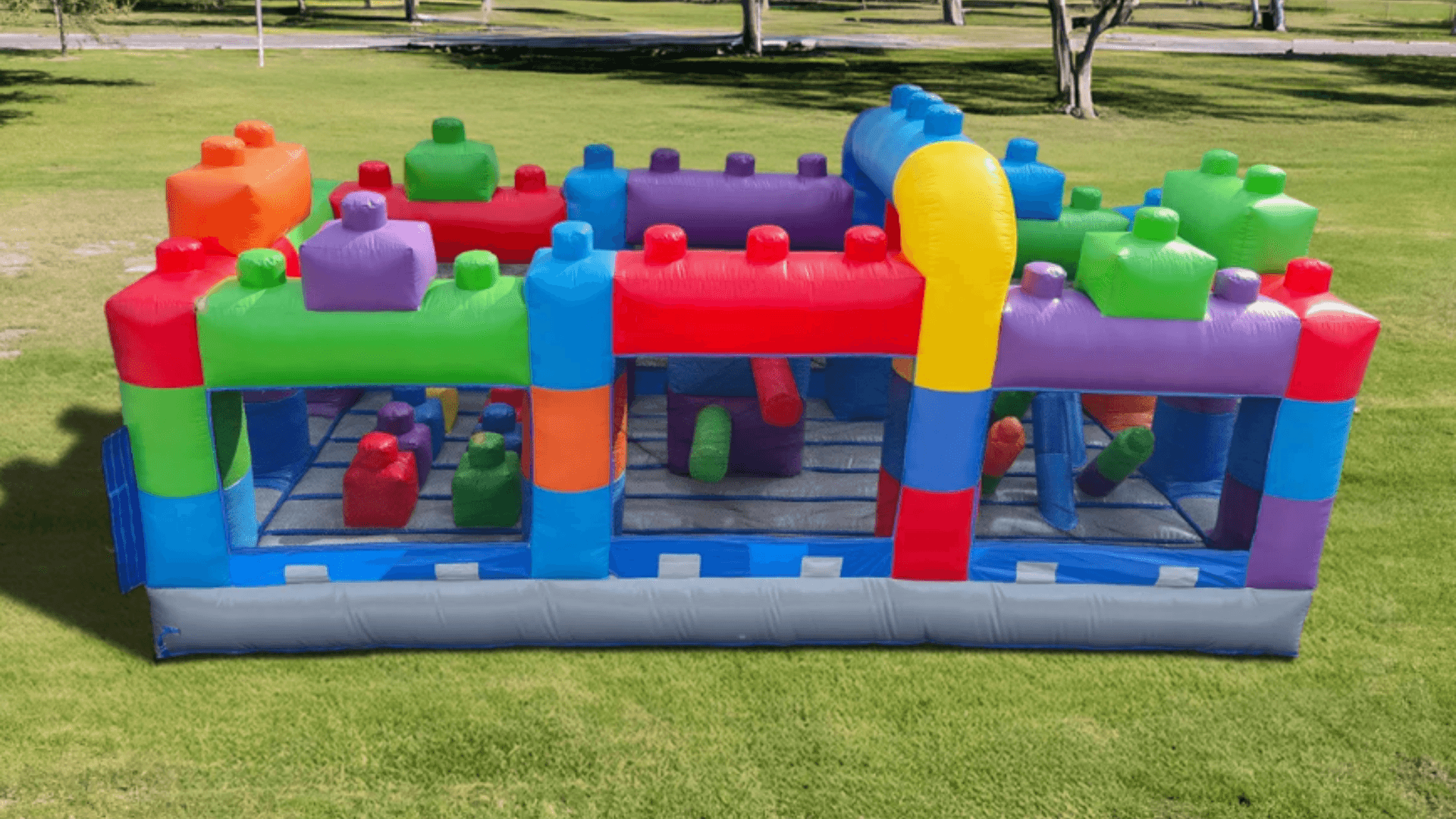 20-Foot Inflatable Obstacle Course For Kids and Adults
