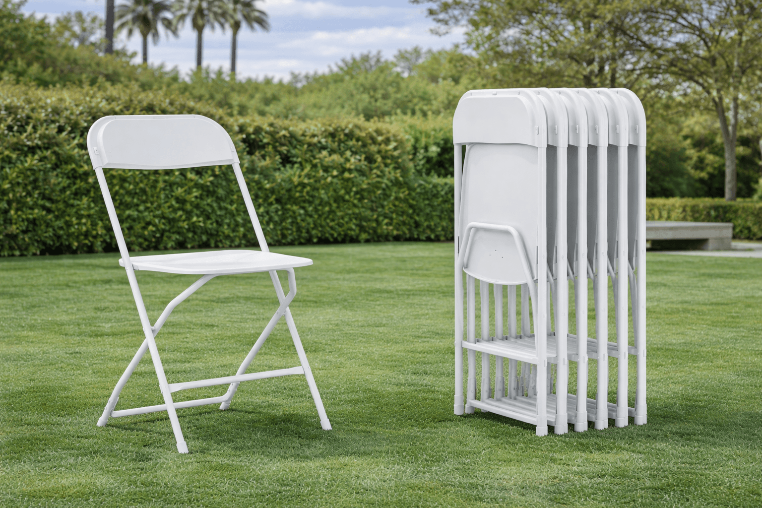 White Folding Chairs